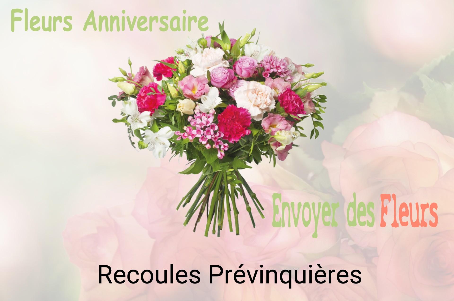 Bouquet de fleurs d’anniversaire livré à Recoules-Prévinquières