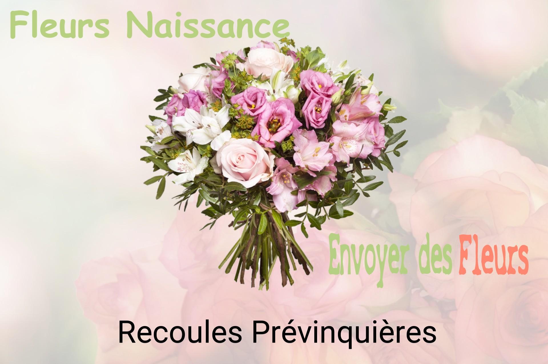 Bouquet de fleurs de naissance livré à Recoules-Prévinquières